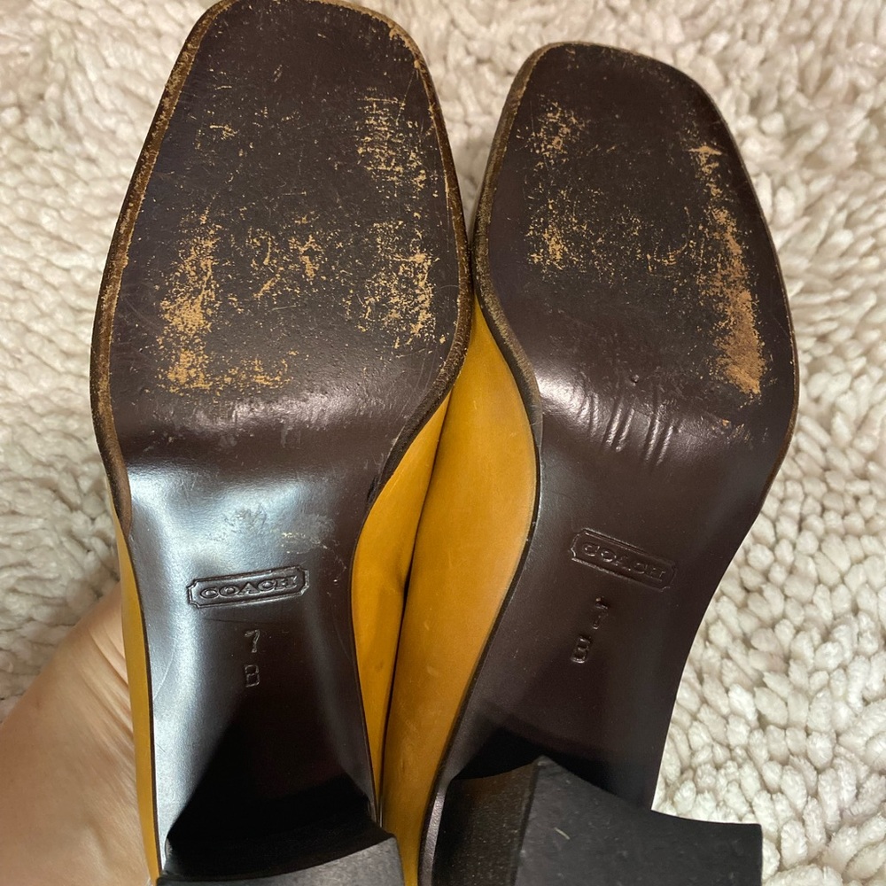 Vintage COACH Camel Nance Calf shoes - Picture 7 of 16